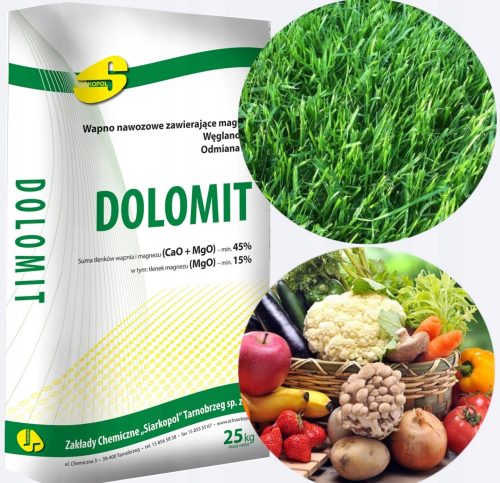  Concime dolomite Siarkopol polvere 25 kg 25 l