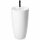 Lavabo da terra ovale Rea White