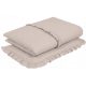  LETTO PER BAMBINI 2 PEZZI CON RIFFEL, COTONE 120x90