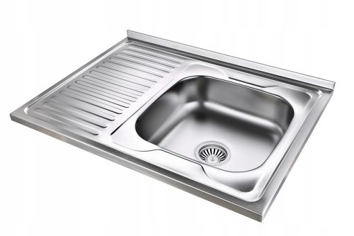 Lavello Quadron Robin inox 80 x 60 cm