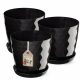  Vaso da fiori Kadax 20 cm x 20 x 19 cm diametro 20 cm plastica nera