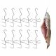 Ganci per fumare - Gancio affumicatore triplo per affumicare il pesce Grillpal 25 mm 24 cm