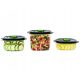 FoodSaver Fresh FFC026X contenitori neri 3 pz.