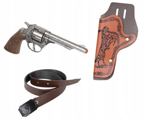  GONHER 201/0 Revolver da cowboy in metallo con fondina