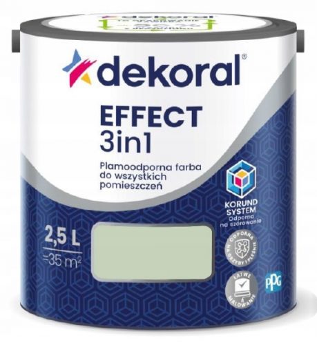  Dekoral pittura murale al lattice 2,5 l accogliente salvia opaca