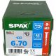  Viti per legno Spax 6 x 70 mm 100 pz.