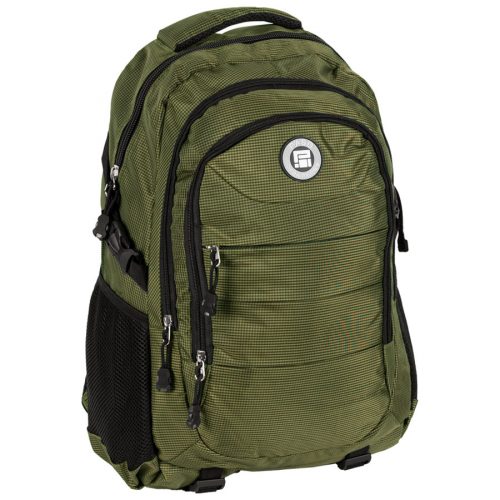  Zaino scuola multiscomparto Paso Sfumature di verde 35 l