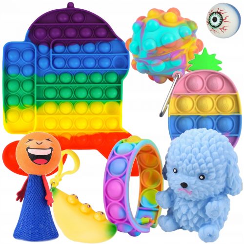  Giocattolo sensoriale Pop It Fidget Ball per bambini