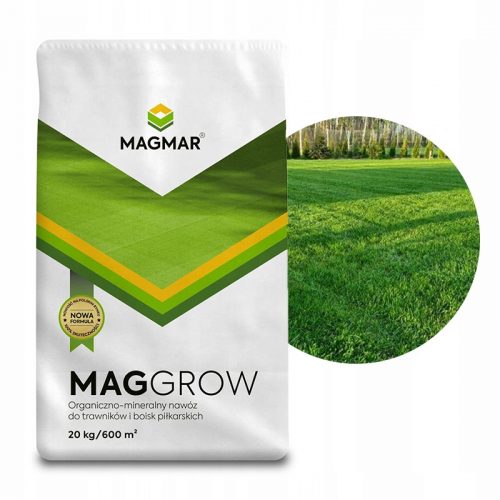 Magmar Maggrow Concime multi-ingrediente 20 kg + Concime per erba da prato primaverile 20 kg 20 kg