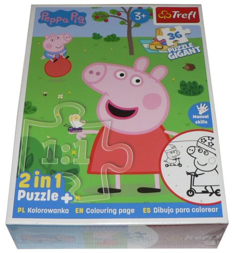  Puzzle TREFL 36 GIGANTE 58x84 cm PEPPA PIG - 2in1