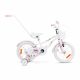  Bicicletta per bambini SIrox Rainbow White Mint, ruota bianca da 16".