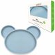  Piatto Gigi Kids, in silicone blu