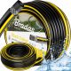  Tubo da giardino 1/2" 3 strati resistente e durevole 30 m colore nero Bradas