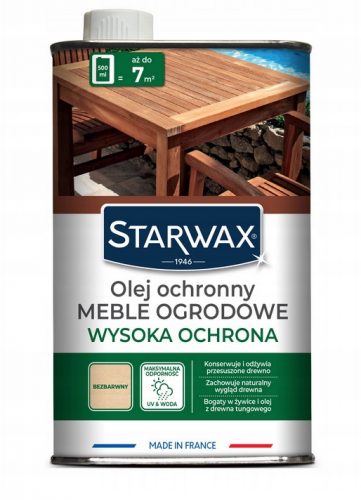  Olio protettivo per legno Starwax 500 ml