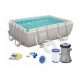 Piscina con cornice rettangolare Bestway 282 x 194 cm