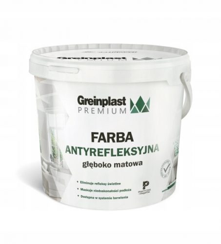 Vernice antiriflesso Greinplast, bianco opaco, 10 l