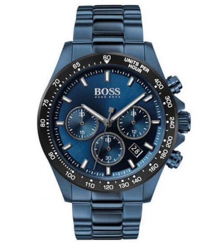  Orologio da uomo Hugo Boss Hero 1513758 Bracciale blu navy + SCATOLA