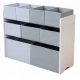  MpMax REGMPM008 organizer per giocattoli grigio 147 l