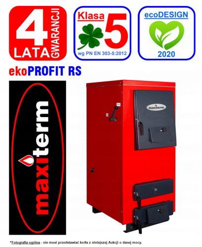  Caldaia di ricarica EkoPROFIT RS 10 kW Classe 5 per carbone a legna Varmo DS