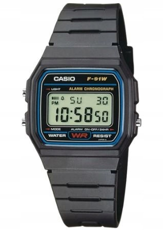  OROLOGIO CASIO DA UOMO F-91W-1YER RETRO UNISEX ALLARME