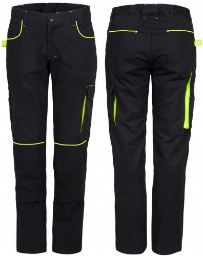 Pantaloni da lavoro lunghi Berg Smart rossi, taglia 50