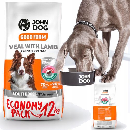  John Dog Good Form cani di media taglia vitello 12kg