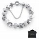  BRACCIALE MODULARE DA DONNA IN ARGENTO 925 CON CHARMS