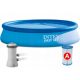  Piscina ad espansione rotonda Intex 396 x 396 cm