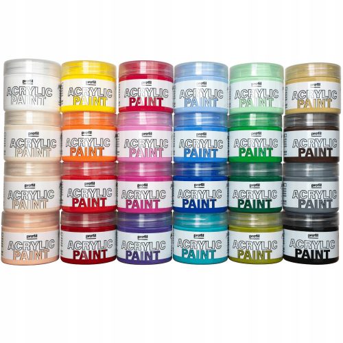  Colori acrilici Profil 24 pz. x 50 ml