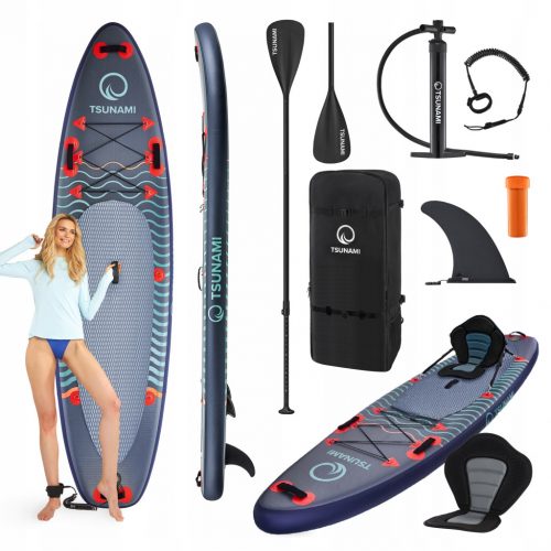  TAVOLA SUP TSUNAMI PER NUOTO, ACCESSORI GONFIABILI STAND UP PADDLE 350cm