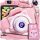  Fotocamera per bambini GALAXIA cat_camera 5 Mpx tonalità di rosa