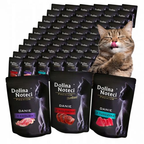  DOLINA NOTECI PREMIUM PIATTO PER GATTI MIX 60X85G