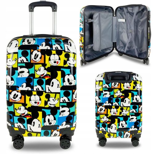  Valigia per bambini Mickey Mouse Eplusm 45 l Multicolor + Scatola con patta, scatola 60 cm x 40 cm x 40 cm 650 g/m² 1 pz.