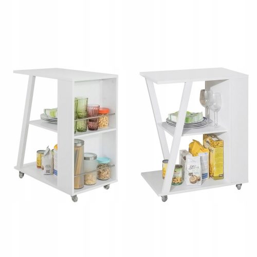  SoBuy mobile da cucina bianco 60 x 38 x 77 cm, colore frontale: bianco