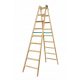 Scala a staffa 2,7 m legno 1 x 18 fino a 0 kg