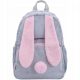  AstraBag zaino asilo monoscomparto per bambina Sfumature di rosa, Sfumature di grigio e argento, Multicolor