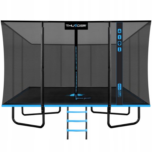 Trampolino - Trampolino domestico 5*7FT con scala e rete esterna.