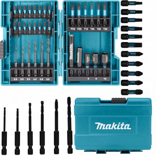  Makita B66896 set bussole punte da trapano 33 pezzi