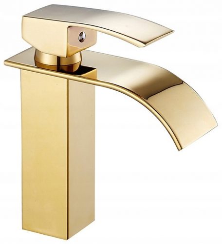 Rubinetto per lavabo da terra PDS Premium Exclusive+, oro