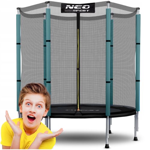 Trampolino - Trampolino Neo-Sport con rete 140 cm FT 4,5 (140 cm)