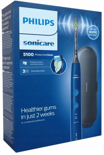  Spazzolino sonico Philips Sonicare Protective Clean 5100, blu navy