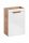  Mobile lavabo Comad Aruba 826 40x22x60 cm rovere artigianale bianco/oro