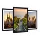 Set di 3 quadri ArtisArt tramonto incorniciati 129x63 cm