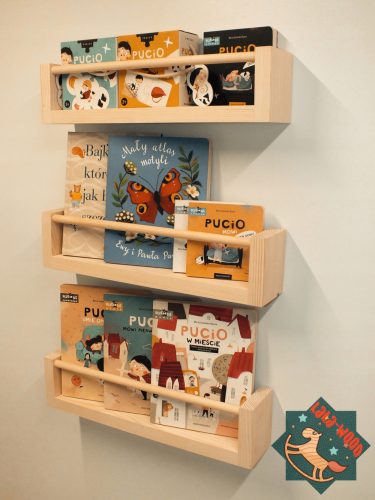 Libreria in stile scandinavo SET da 3 pz