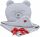  COPERTA IN MUSSOLA + CUSCINO ORSO BABYMAM