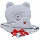  COPERTA IN MUSSOLA + CUSCINO ORSO BABYMAM