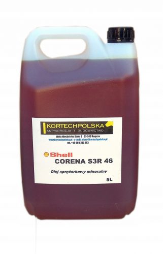 Olio minerale per compressori Shell Corena S3 R46 5l