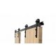 BARN DOOR LOFT RETRO SISTEMA DI PORTE SCORREVOLI 3M