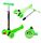  Monopattino a tre ruote TOBBI-TOYS TJ 702-GREEN Verde