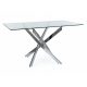  Tavolo rettangolare Signal Tables 140 x 80 x 75 cm argento